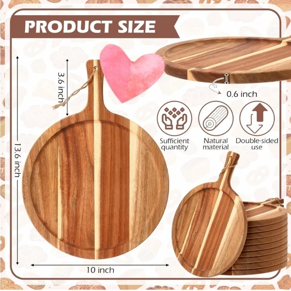 Wooden Serving Board with Handle